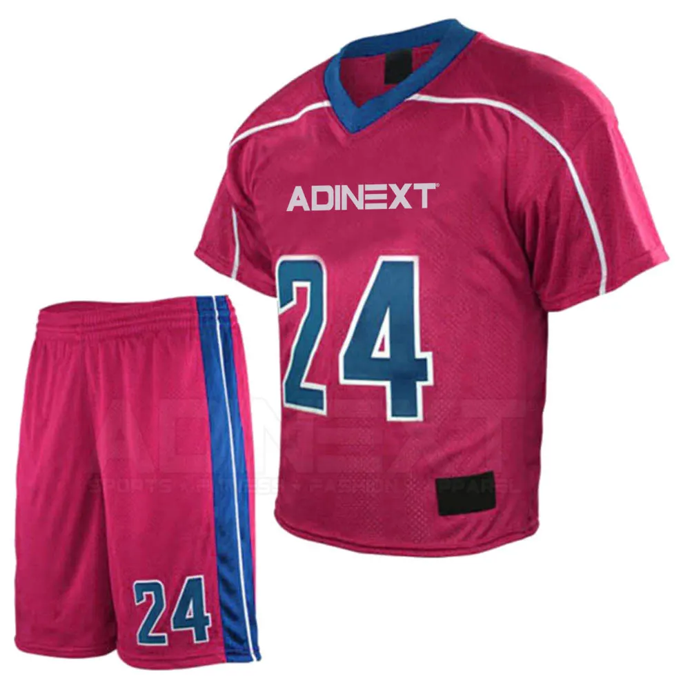 Durable Material Comfortable Lacrosse Uniform Solid Color Made In Pakistan Lacrosse Uniform