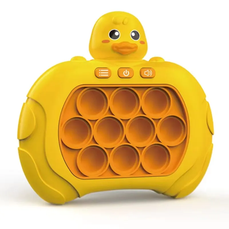 quick push bubble competitive game console series fidget toy speed pop light up fast electronic bubble pop puzzle game for kids