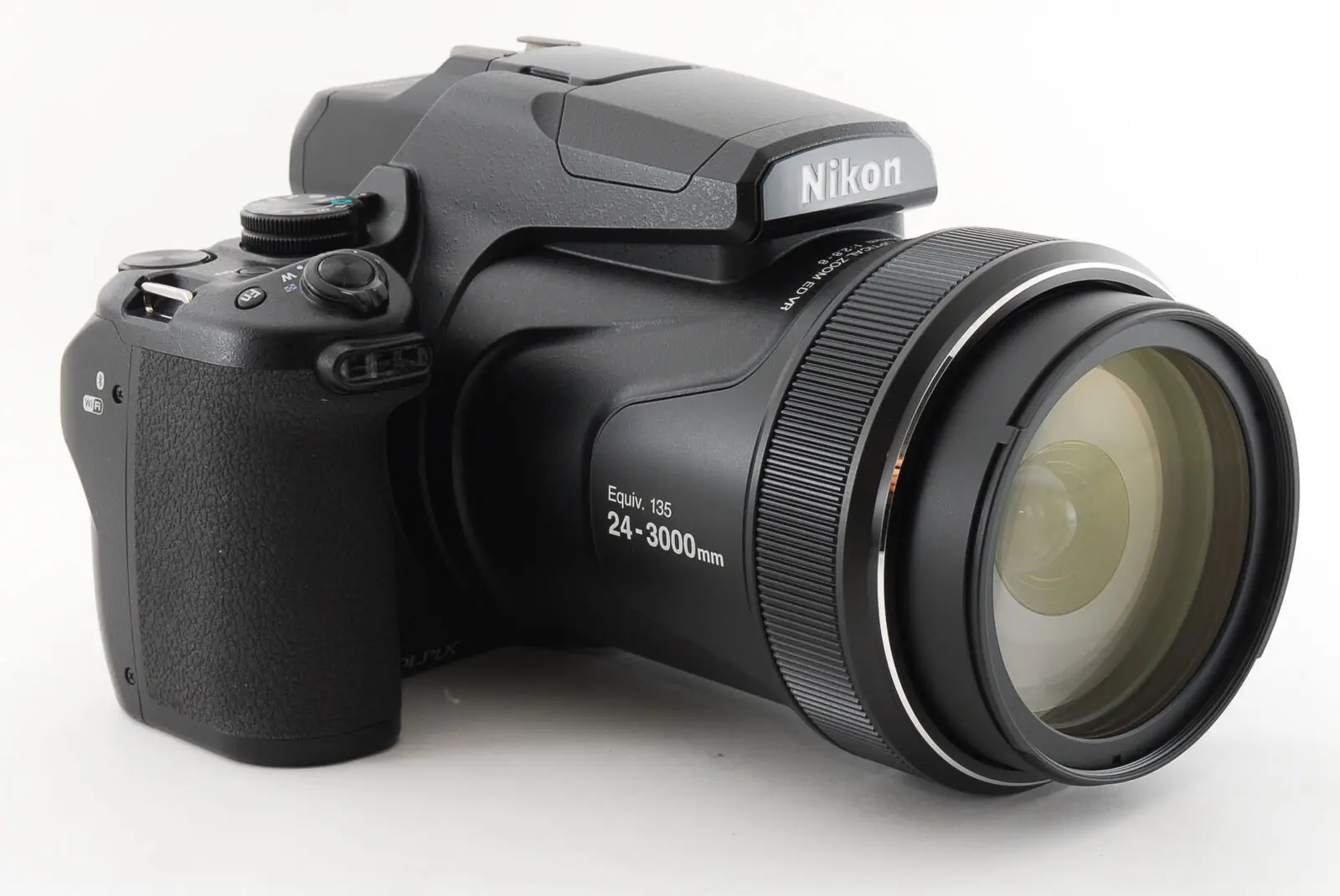 COOL PIXX P1000 Black Digital Camera 125x Optical Zoom