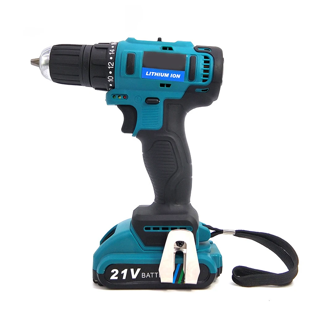21V the Best Lithium Battery Cordless Electric Drill Power Drilling Machines Brushless Drill Tools Combo Set