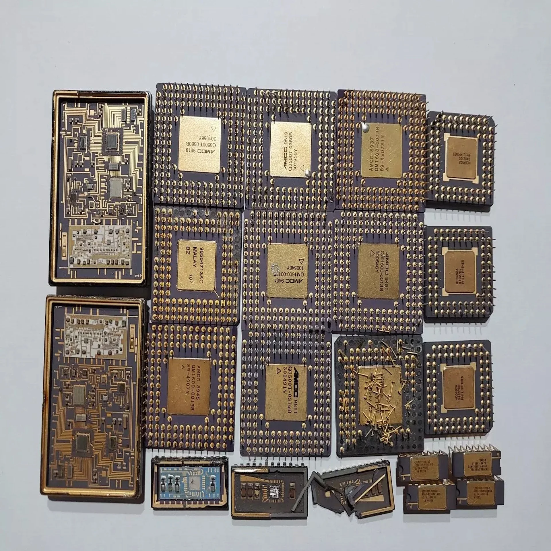 Объемные обрезки процессора компьютера | Качество AMD 486 586 Золотые керамические Процессоры для продажи