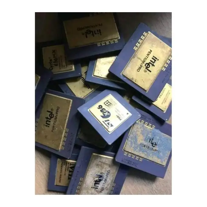 Intel pentium Pro Ceramic Cpu Scrap For Gold Recovery