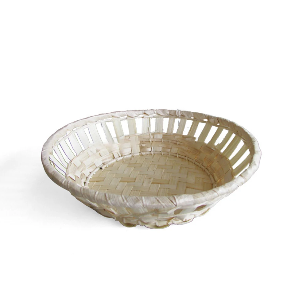 Made In Vietnam Natural Kitchen Storage Basket Wicker Rattan Fruit Basket Decorative Woven Basket For Vegetable Fruits