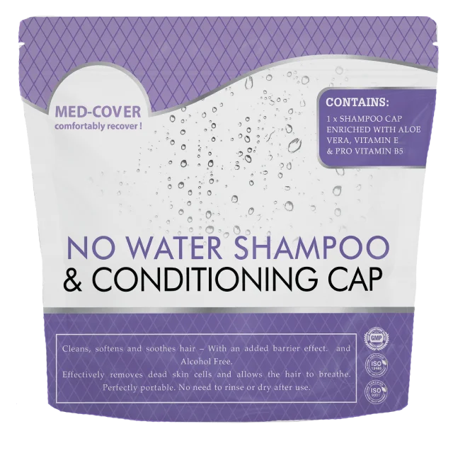 Shampoo Cap (Shower Cap) Rinse Free Hair Scalp Cleaning with Provitamin B5 Aloe Vera Vitamin E Private label OEM available