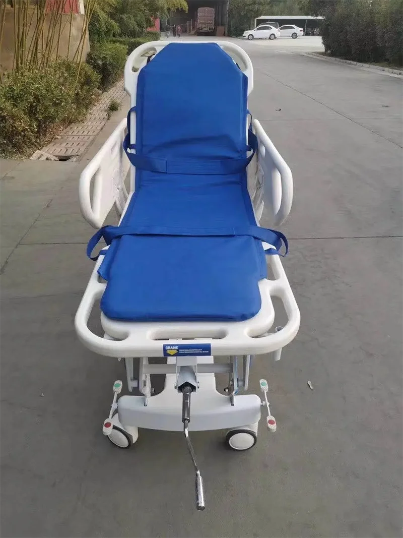 Hydraulic Multi-functional Trolley Stretcher ABS Emergency Ambulance Stretcher for hospital use