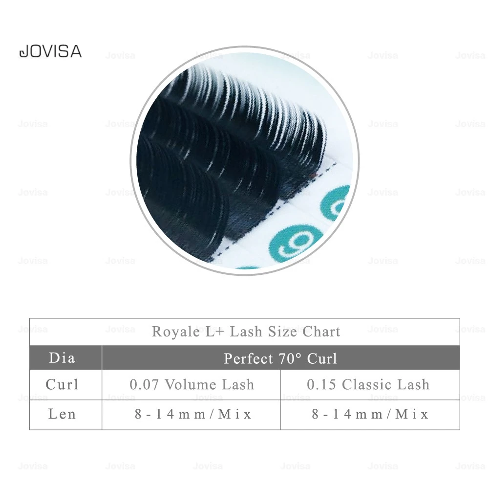 JOVISA LASH Eyelash Extension | Royale L+ Lashes