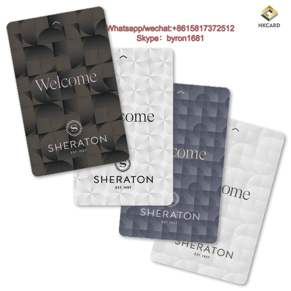 CMYK Printing Hot Sale Credit Card Size Cr80 Smart Hotel Key Card