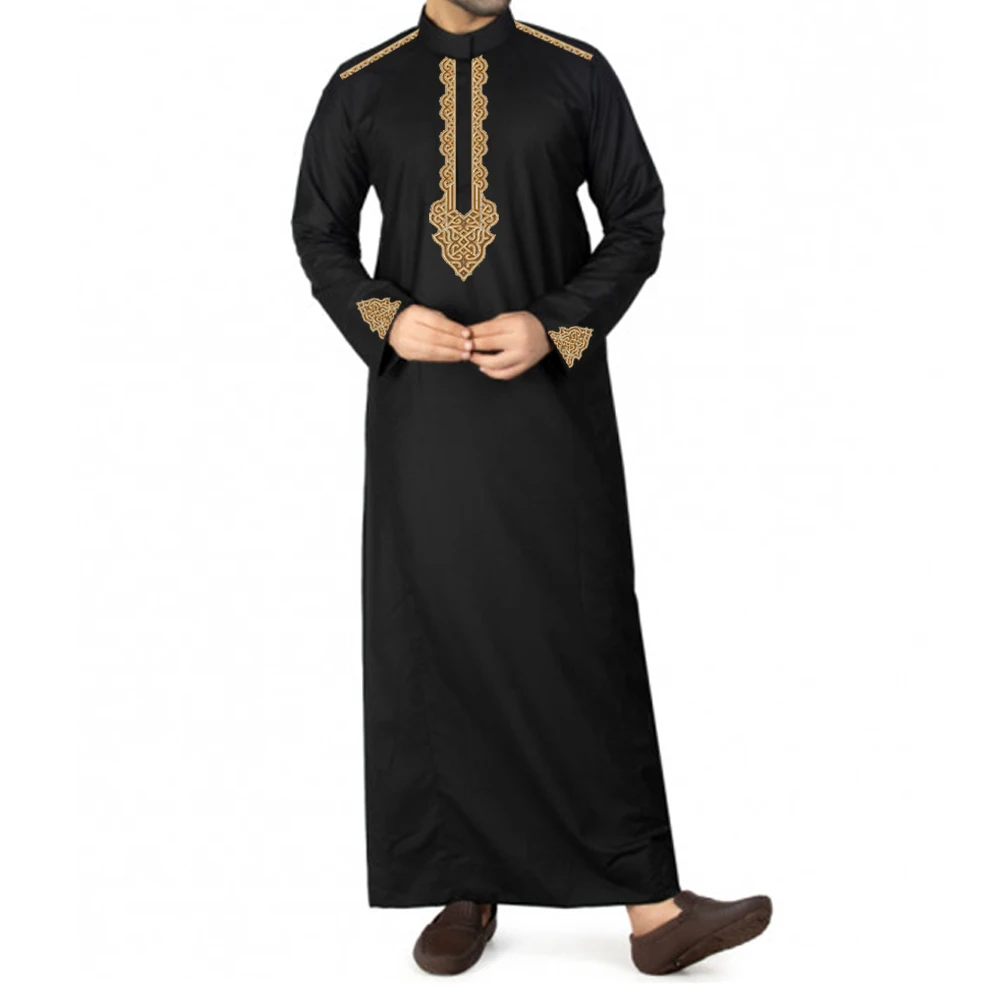 2022 Qamis Daffah Muslim Dresses Thobes Islamic Jubbah High Quality Caftanes Wholesale Abayas Clothing