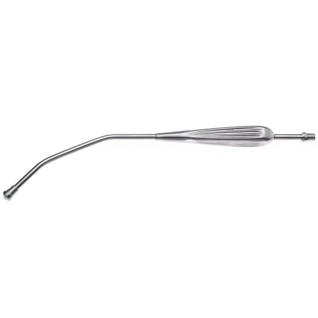 Hot Selling Yankauer Suction Tube 27cm Non Magnet Stainless Steel Vaccination and Puncture General Surgery Instrument