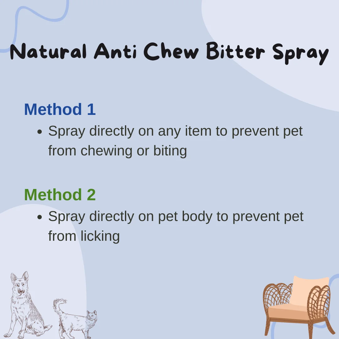 Anti-Lick Paw Spray for Cat