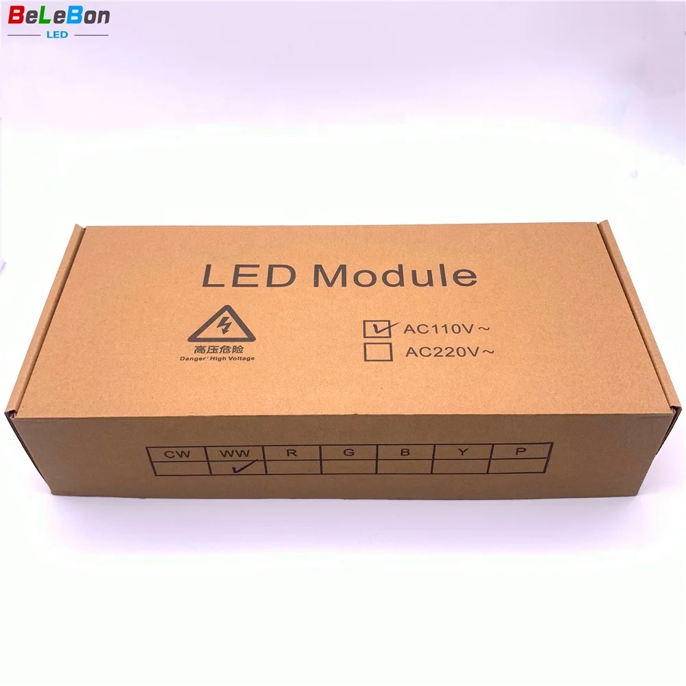 AC led 110V 220V injection 3 LED module 2w warm white cold white red green blue yellow pink color for signs