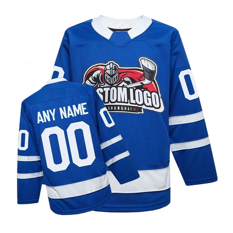 Top Quality Embroidery Custom Team Ice Hockey Jerseys Customized New Design Cheap Sublimation Ice Hockey jersey