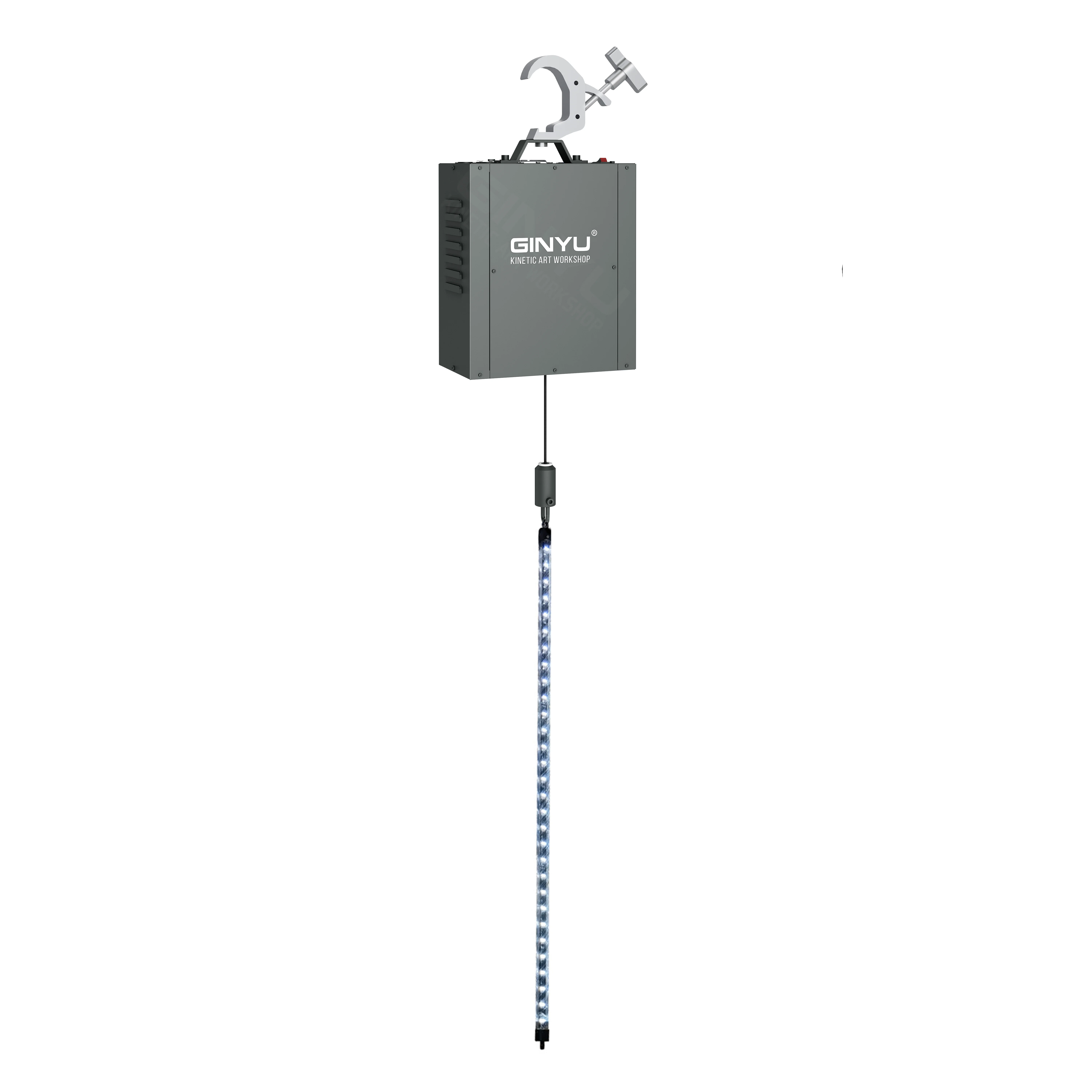 Kinetic Light Free Shipping Dmx Motor Led Kinetic Pixel Tube Triangle Tube Light Colorful Kinetic Light