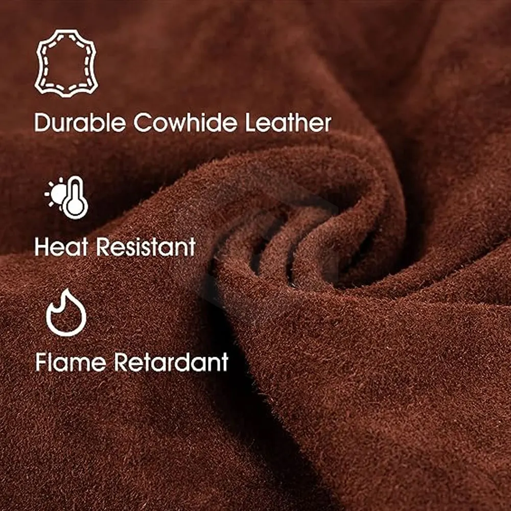 High Quality Leather Welding Apron 2024 Whole Sale Rate Welding Apron Best Quality With 3 Pockets
