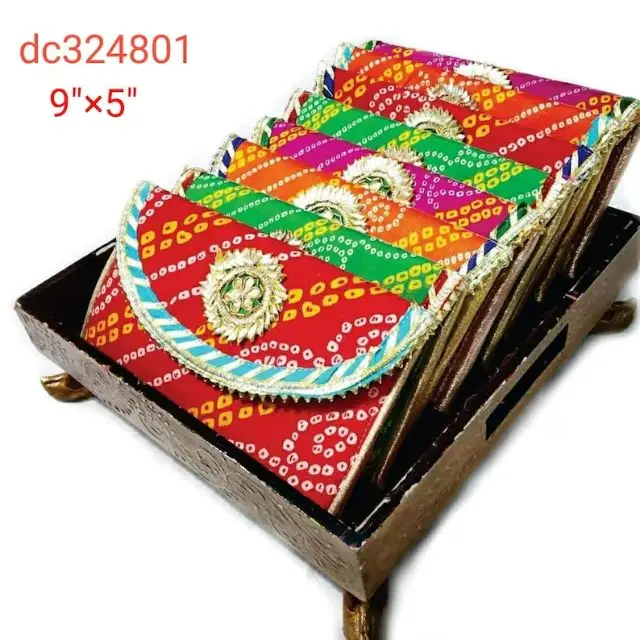 Высококачественные мешочки с вышивкой оптом сумка для ювелирных изделий Gota Patti рабочий кошелек ручной работы винтажный женщин оптовая продажа