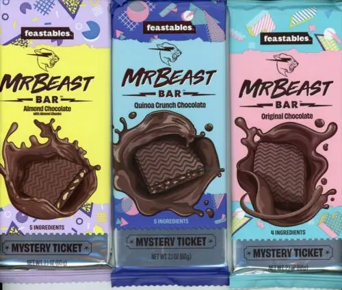 Wholesale Mr Beast Milk Chocolate Chocolates sweet milk wafer nuts golden chocolate ball candy
