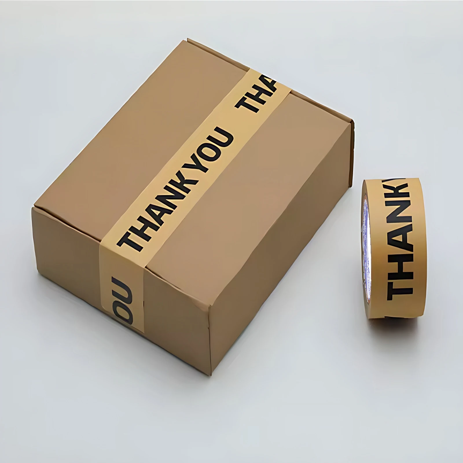 BYSLI Custom Packaging Logo Tape Recyclable Writable Packing Shipping Tape Eco-Friendly Biodegradable Kraft Paper tape