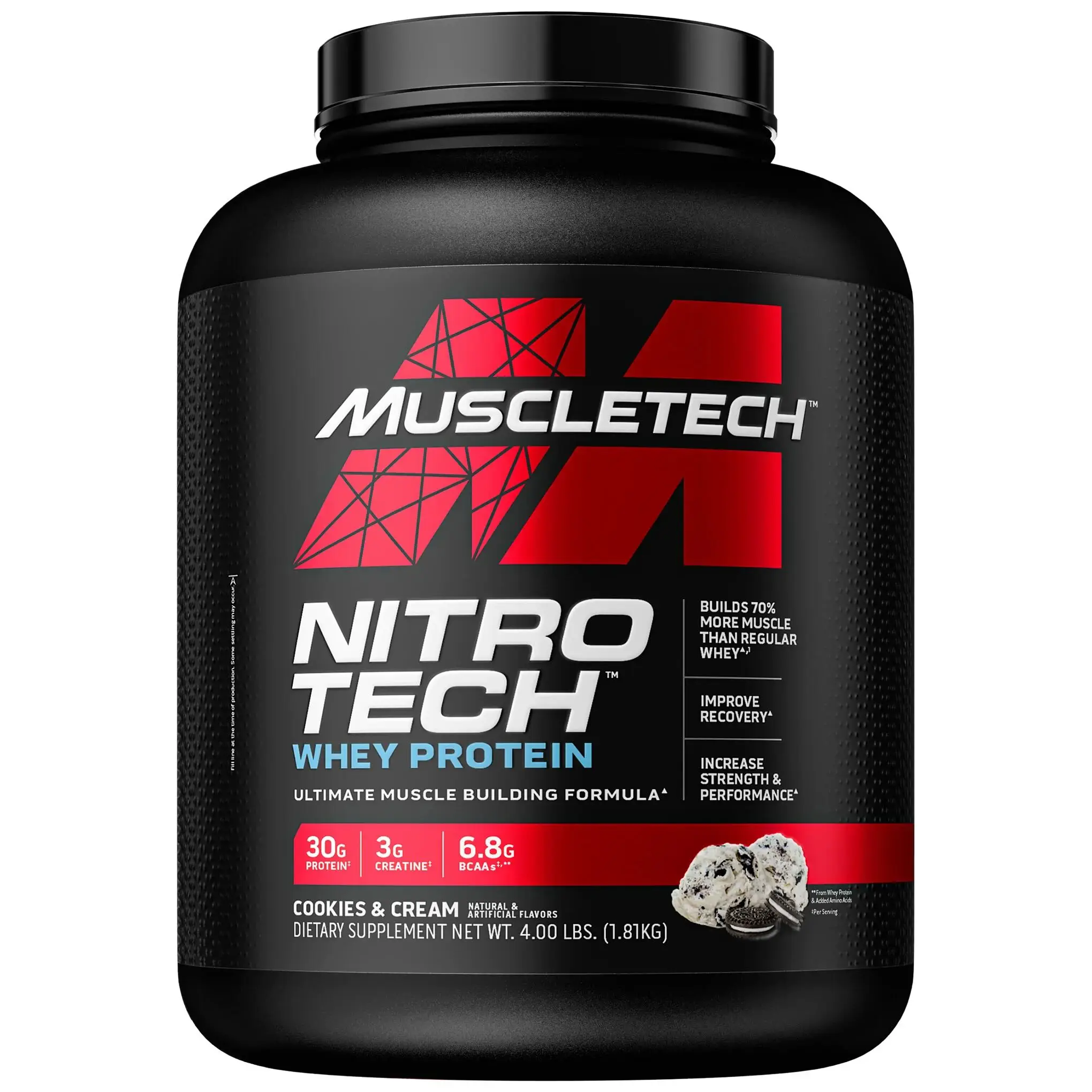 NITRO-TECH добавки MuscleTech 4 фунта-MUSCLETECH NITROTECH рваные (4 фунта)-Muscletech CELL TECH креатин-на сыворотке