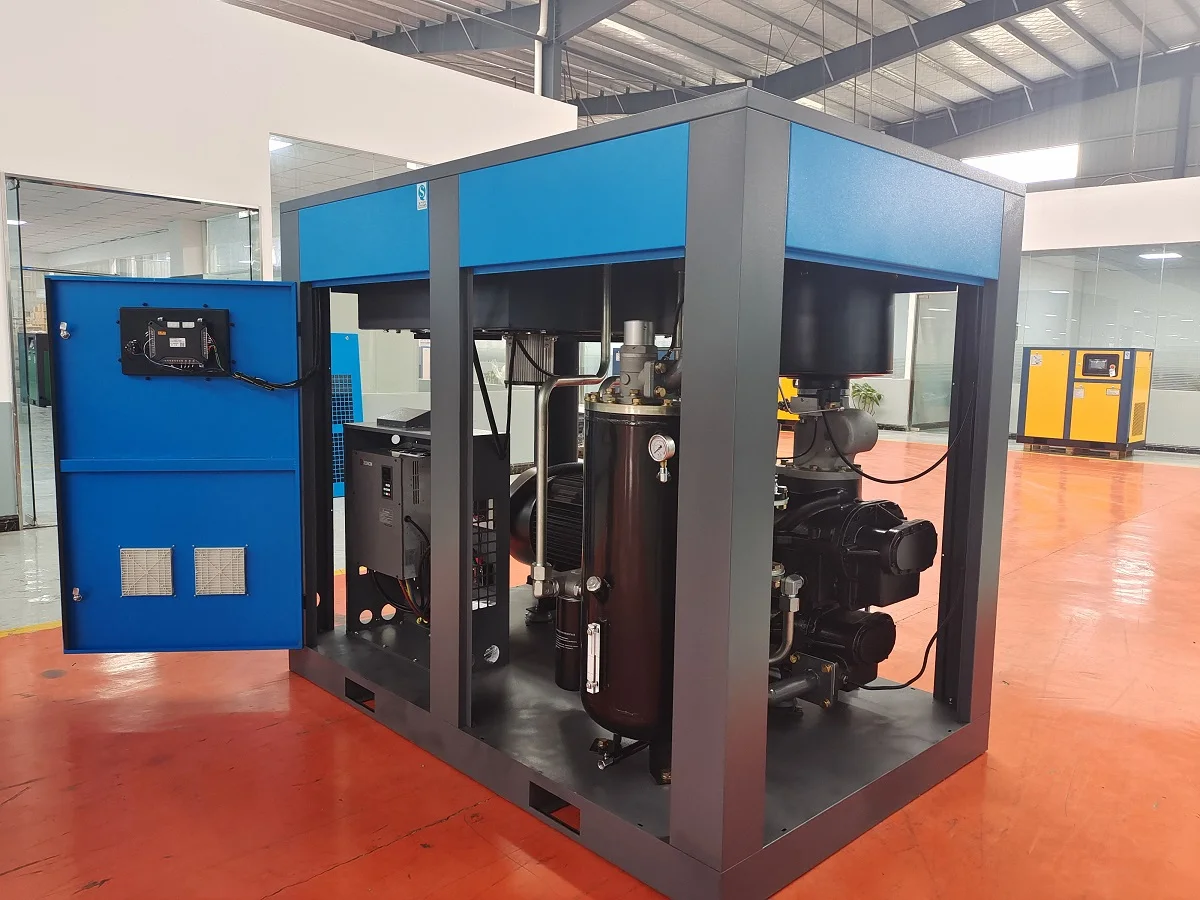 Промышленные компрессоры Airstone, 8 бар, 75 кВт, винтовой воздушный компрессор с переменной скоростью