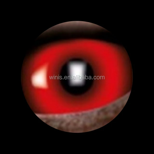 Anime Cosplay Hotel Alastor Red Eye contact lens Halloween Carnival Accessories