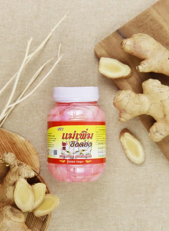 Pickled Ginger by Mae Phoem Brand Healthy Preserved Vegetables