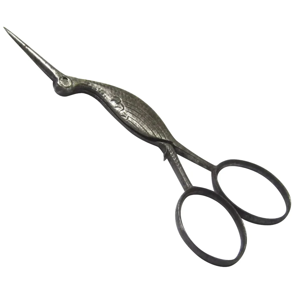 Fancy Embroidery scissors small crafting school scissors knitting office Shear multi purpose stork shape scissors
