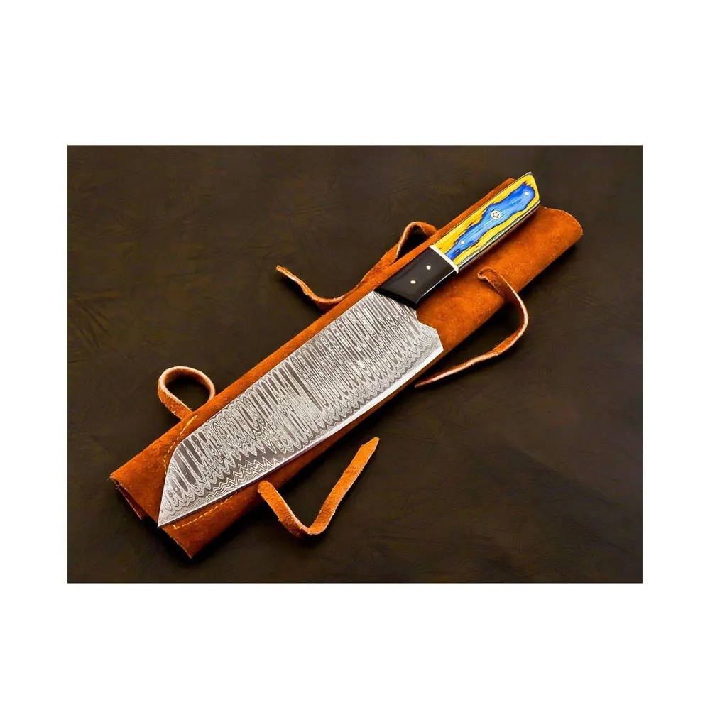 Universal hot sale kitchen chef knife wholesale Damascus best in the world highly carbon steel chef knives