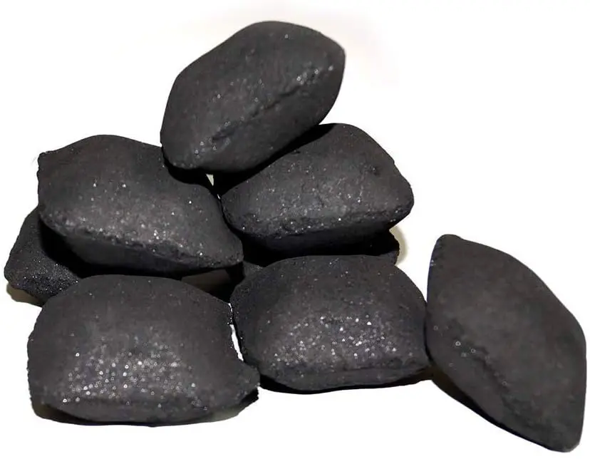 BBQ Briquette Smokeless activated Coconut Shell Charcoal Briquette from India