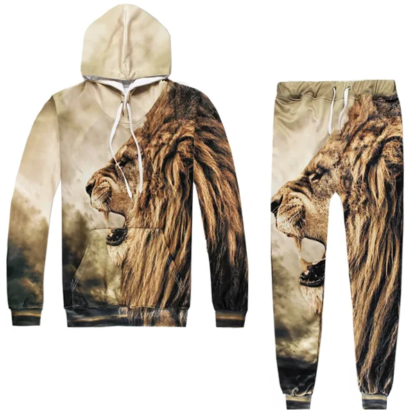 Sublimation printed Wholesale Fleece zipper high quality custom hoodies jogging 2 piece new design men track suits
