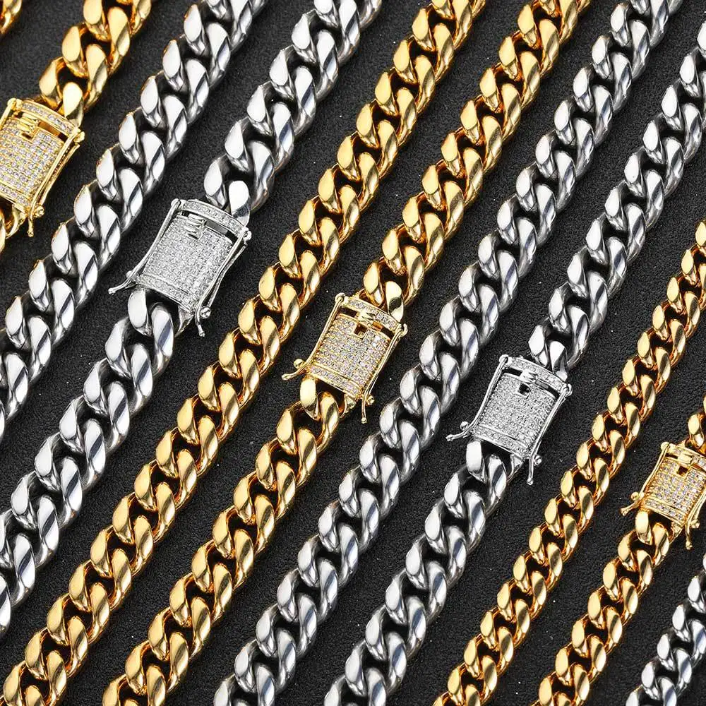 Hip-Hop Stainless Steel Cuban Chains For Men