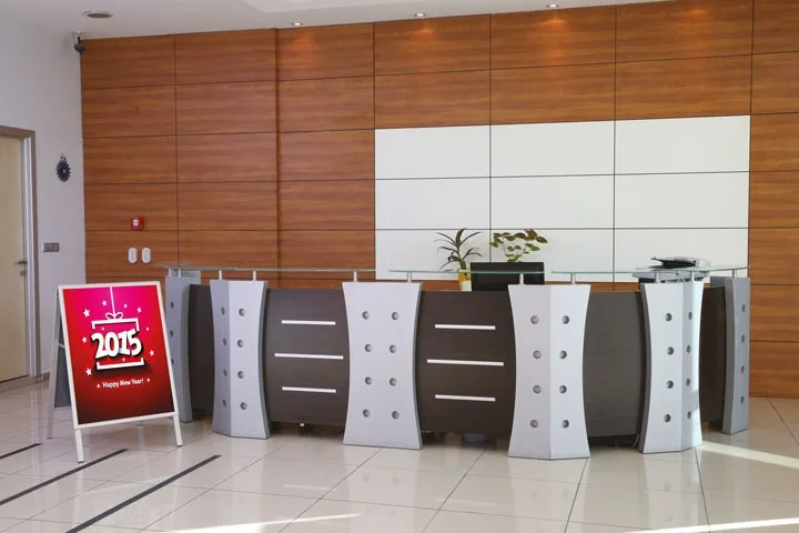 Indoor Outdoor A Board Pavement Sign Round or Mitred Corner  B2 50 x 70 cm Free Standing A Board Poster Board