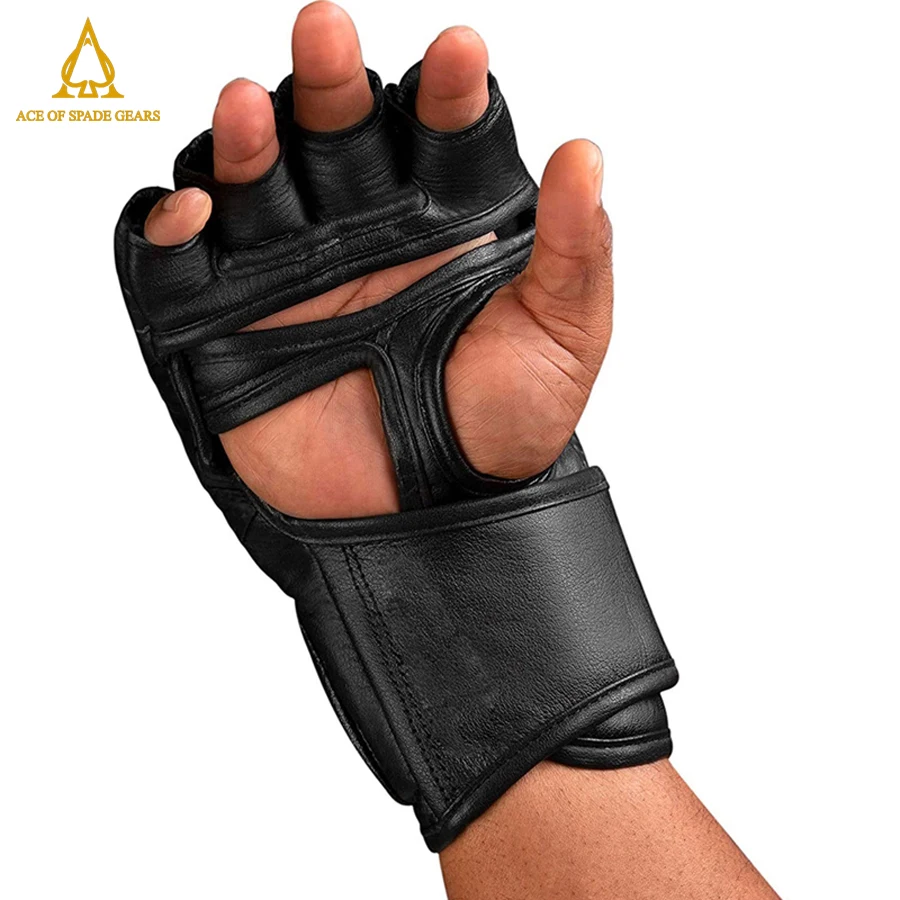 High Quty Customized MMA Sparring Gloves for Adults Wholesale Leather and PVC with Punching Features Custom Color and Logo