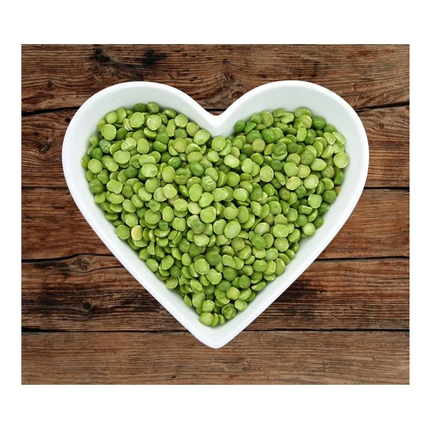 Premium quality food grade dried green peas in low price