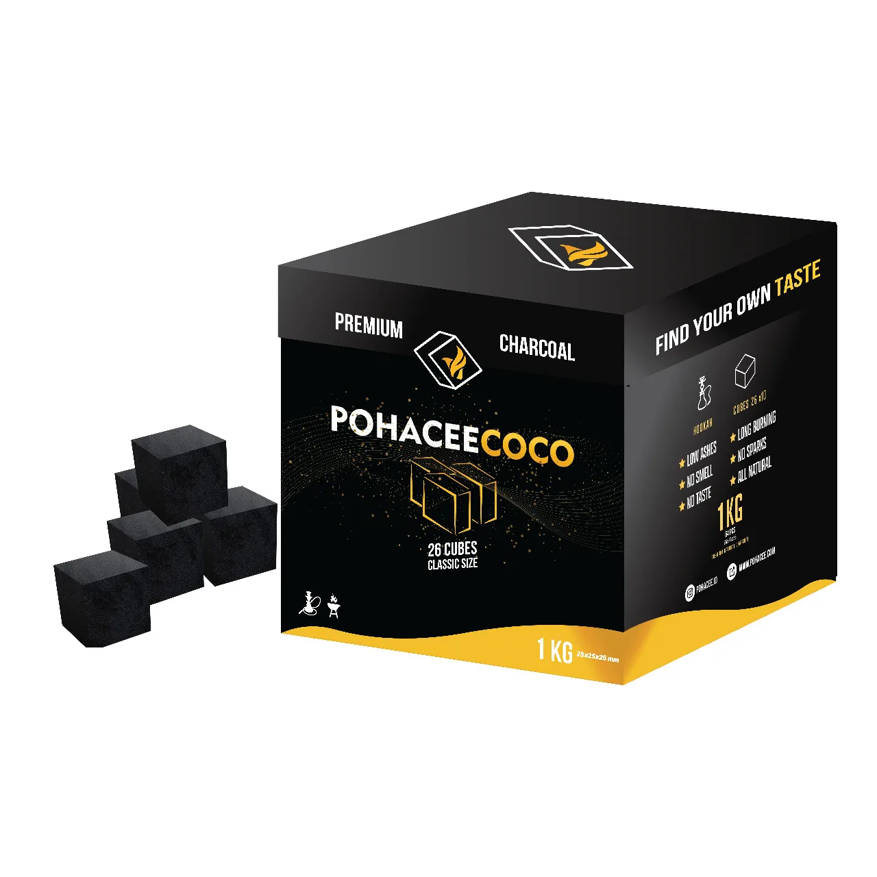 Best Price for Buyer Coconut Charcoal Hookah Shisha wholesale hookah charcoal long burning time hookah coal