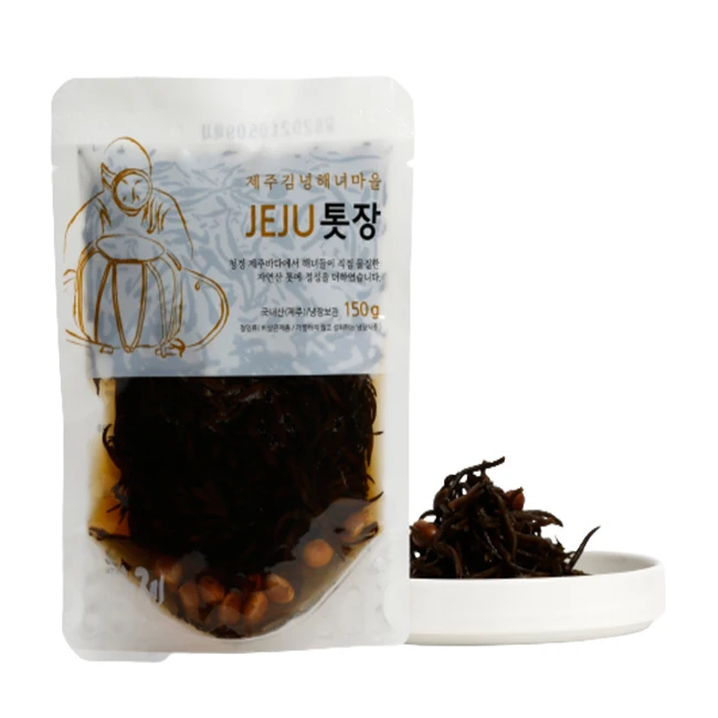Best Selling Fresh Seaweed Korean Food PICKLED HIJIKI Korean Seaweed Fresh Ingredients Herbs Sauce or Side Dish Salty Taste