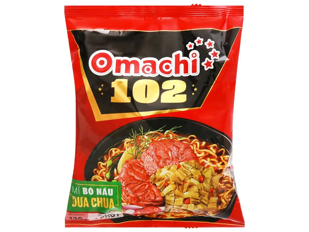 Картофельная лапша Omachi покрытая пятью фруктами