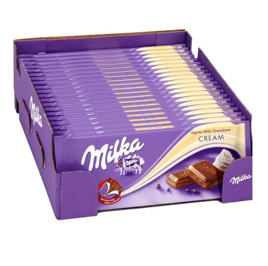 Wholesale Supplier of 100g and 300g Milka Chocolate All Flavor / Milk Wafer Chocolate