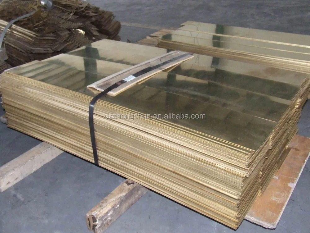 Professional Manufacturer Customized Brass Earth Plates Custom  Thickness H62 H65 Brass Sheet In China