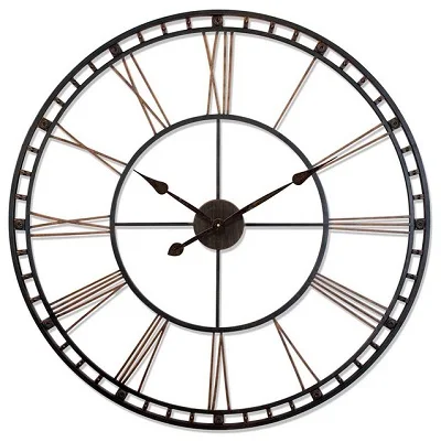 Brand Wall Clock Quartz Analog New Arrivals Large Modern Silent Metal Nordic Iron Wall Clock Manufacturers For Home Decorative