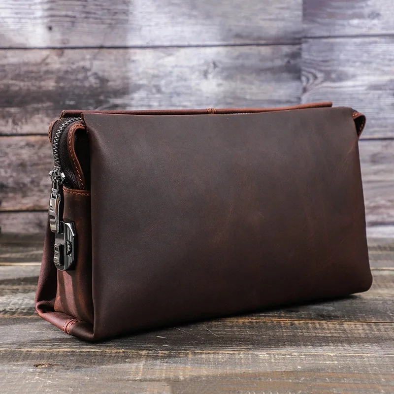 PU Leather Clutch Bag Men Handbags Fashion Casual Men Clutches Large-capacity Clutch Bag Male Envelope