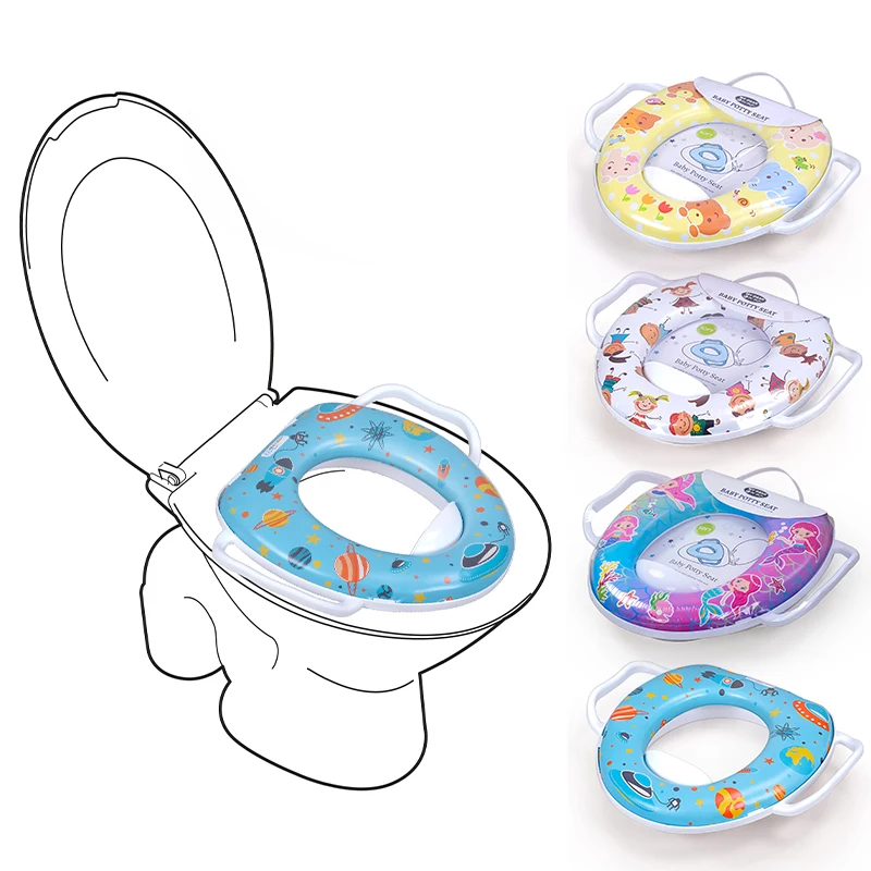 Superior Grade MY DEAR Soft Potty Seat With Handle Comfortable Potty-training Experience For Child