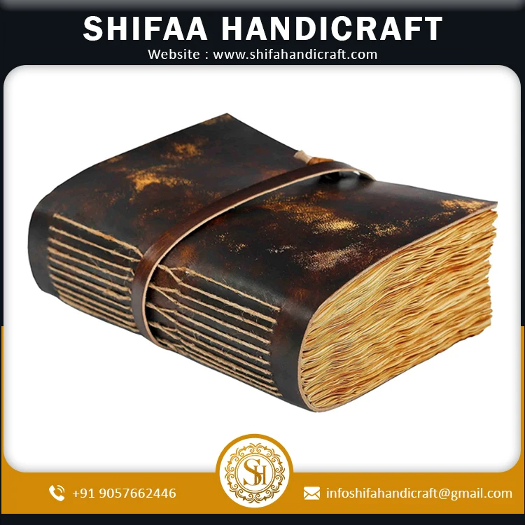 Оптовая продажа, ежедневник ручной работы из натуральной кожи, Книга теней с блокнотом, персонализированный блокнот для путешествий