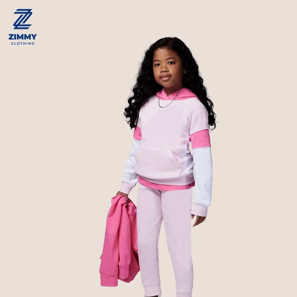 Manufacturer Leisure sport set girl high quality branded  Track Suits Autumn and Winter girl clothing sets winter