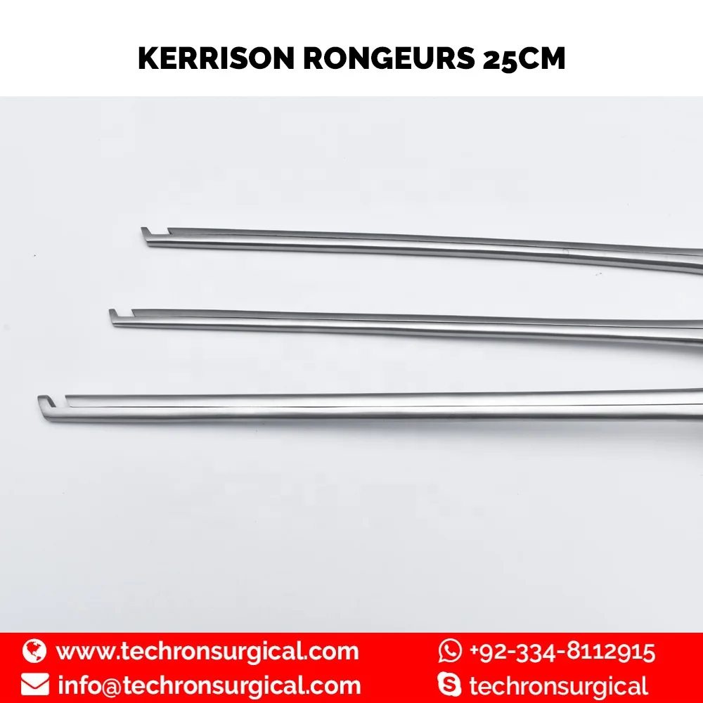 2 мм укус 25 см стержень Kerrison Rongeurs для нейрохирургии