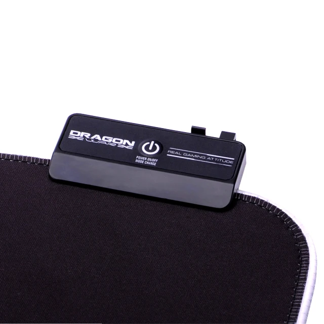 Большой Длинный Резиновый базовый водонепроницаемый RGB легкий коврик для мыши Противоскользящий с беспроводным зарядным устройством