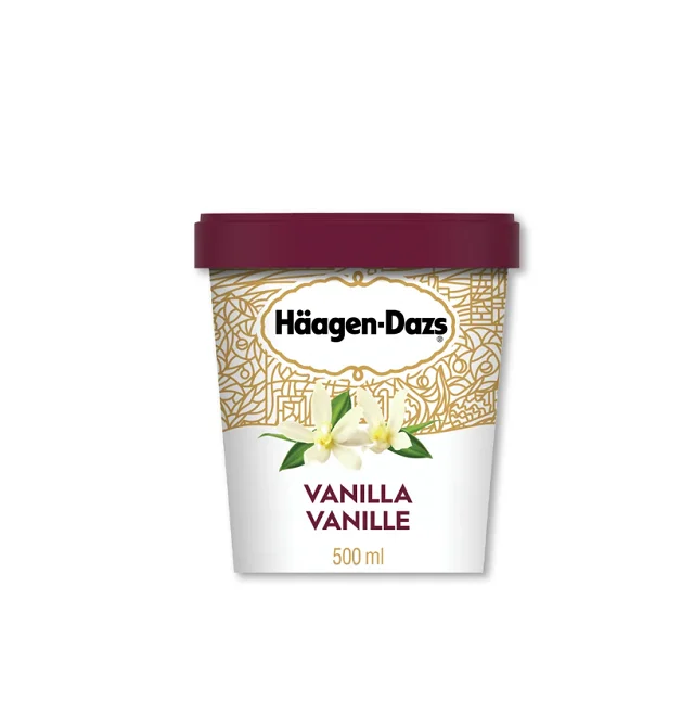 HAAGEN-DAZS ванильное мороженое классическое неаполитанское 3 упаковки