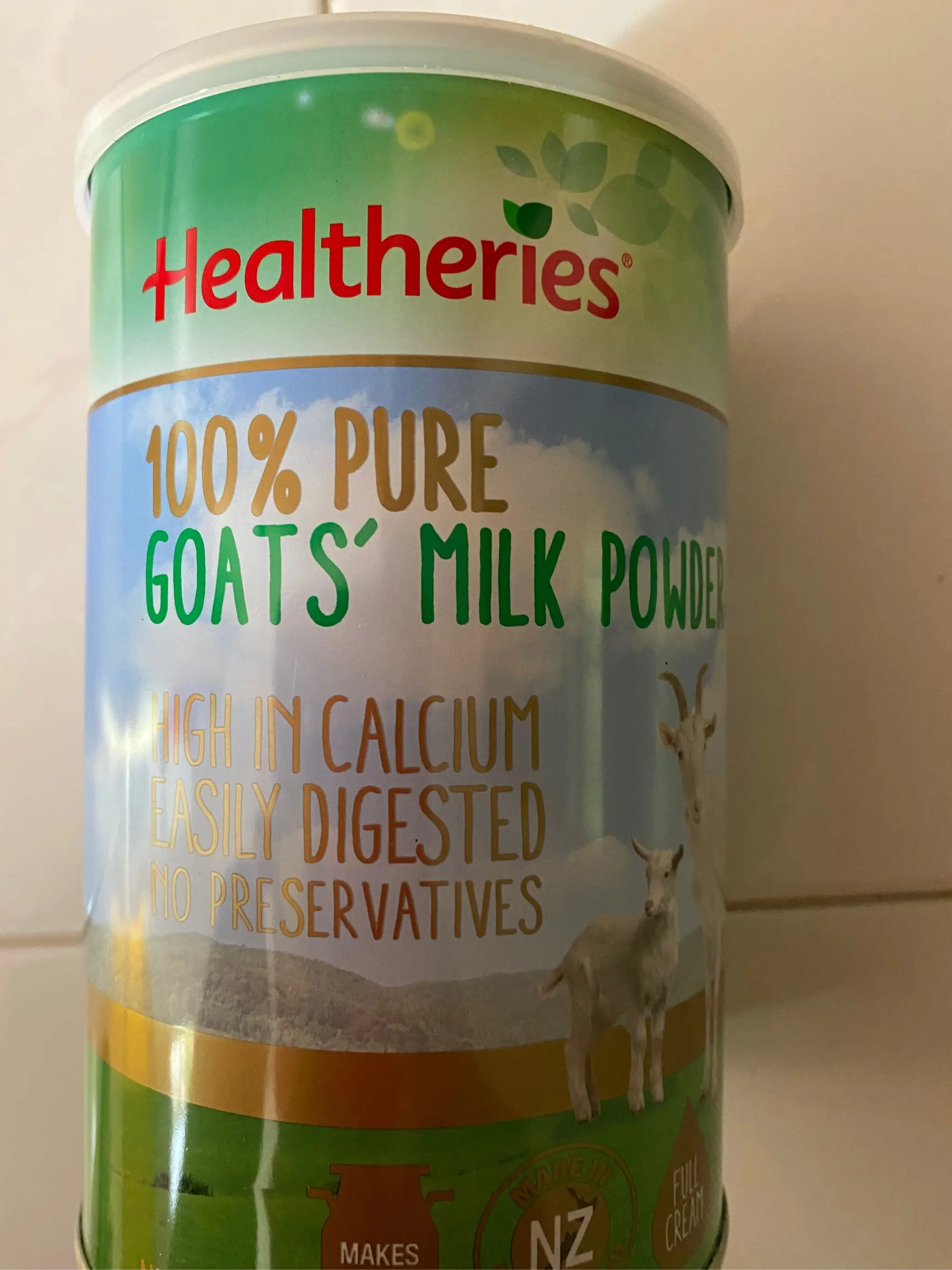 FOOD GRADE STERIZLIED / RAW FULL CREAM / WHOLE GOAT MILK POWDER 25KG