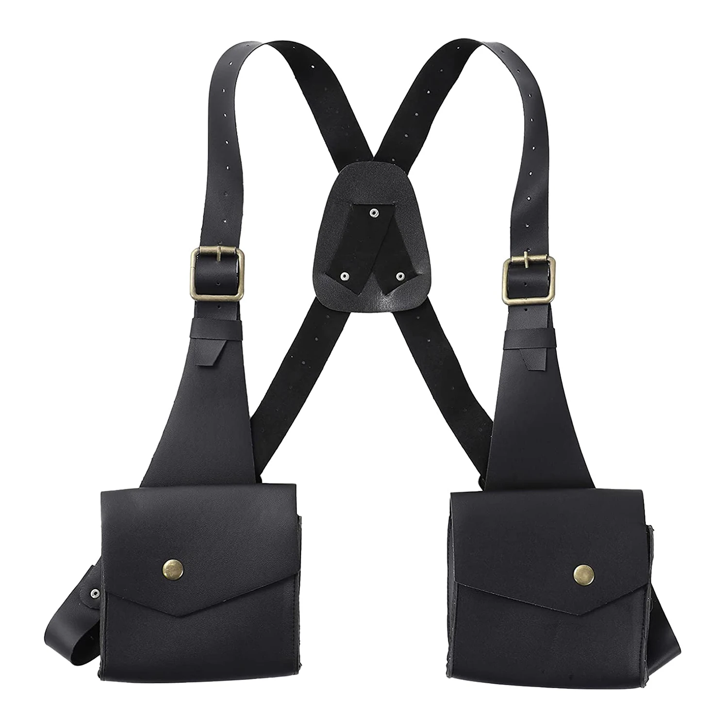 2022 New Design Leather Holster Bag Custom Logo Printed Personalized Tactical Amry Leather Holster Bag For MEn & Women