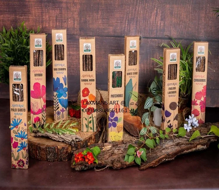 Popular Fragrance orkay indian soul hand rolled incense sticks rose incense sticks Organic Incense Sticks from india
