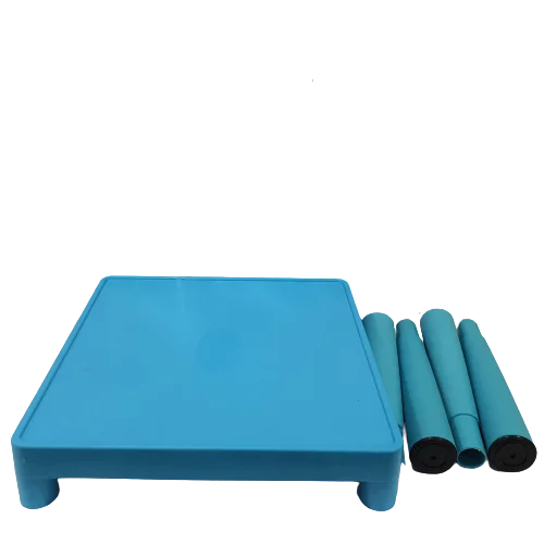 Children Item Table And 4 Chair Set Plastic Colorful School Type  Kids Play Table for Sale